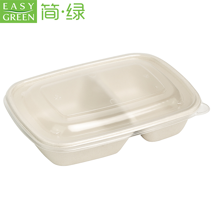 Disposable 4 Compartment Lunch Dinner PP Plastic Storage Food Box