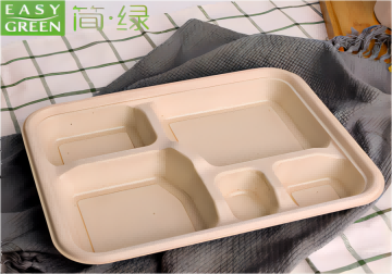 The Revolutionary Bagasse Compartment Food Tray